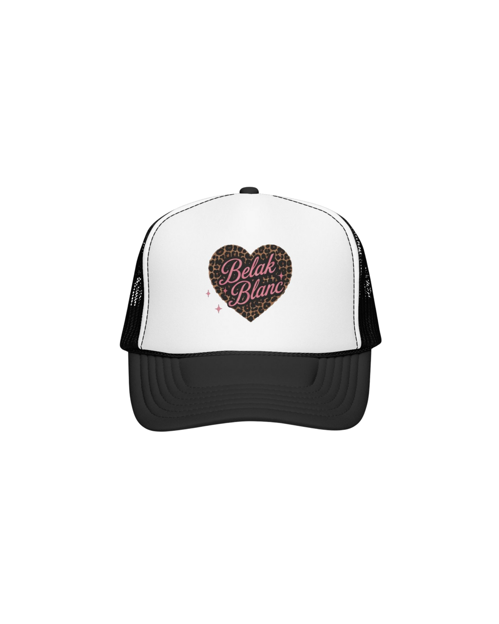 Cheeta Heart Foam Trucker Hat