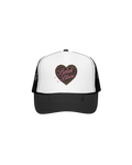 Cheeta Heart Foam Trucker Hat