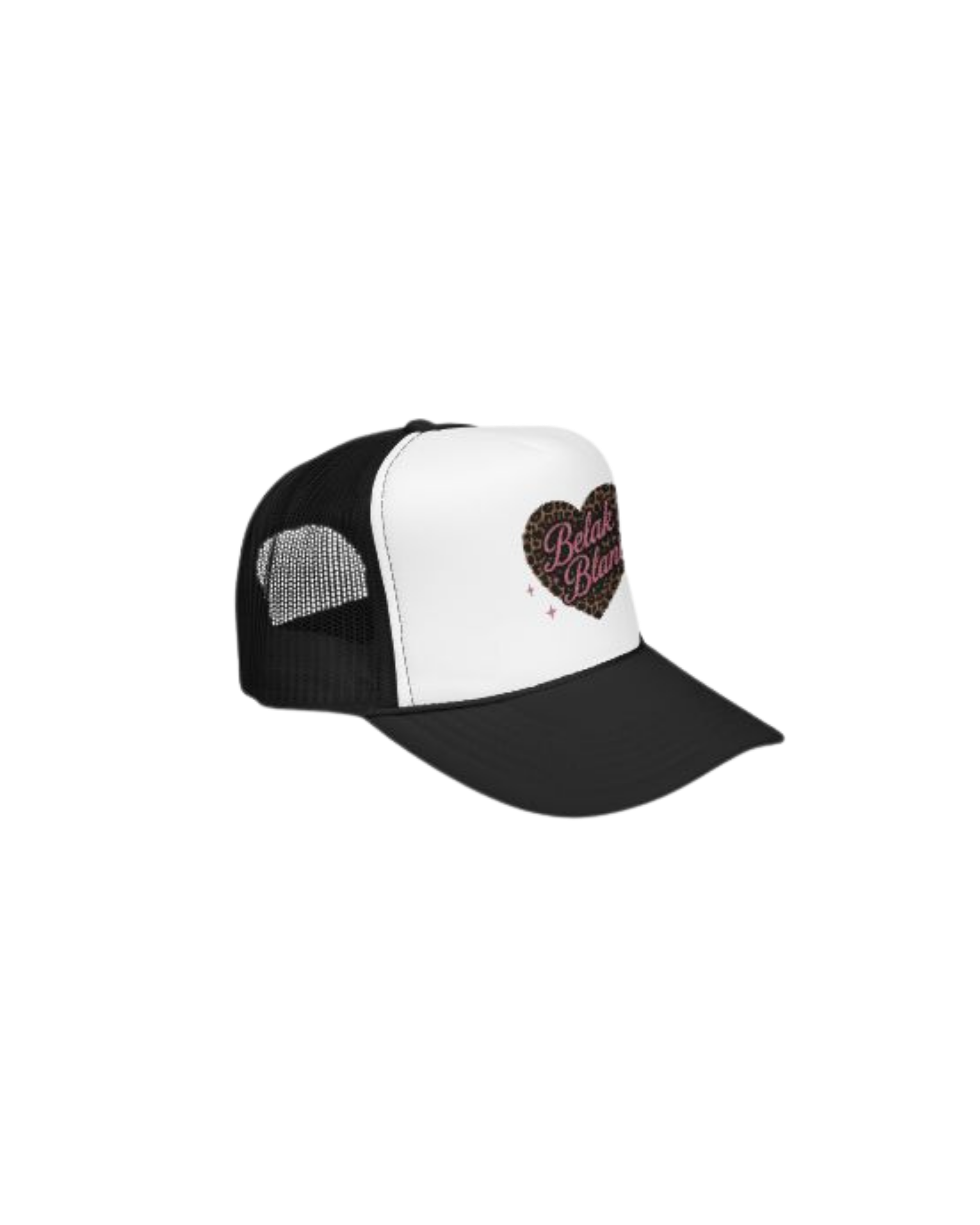 Cheeta Heart Foam Trucker Hat