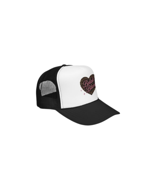 Cheeta Heart Foam Trucker Hat