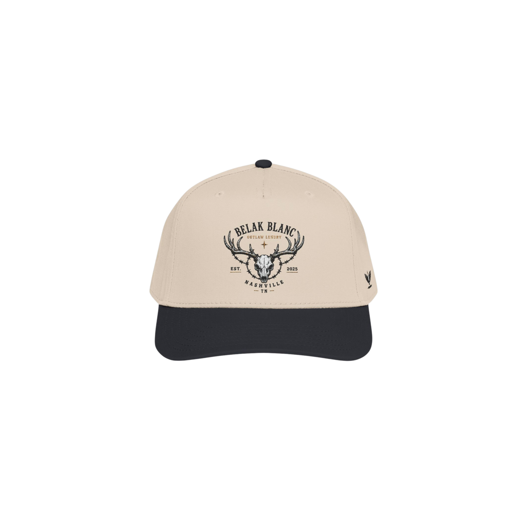 Embroidered Barbed Wire Buck Hat