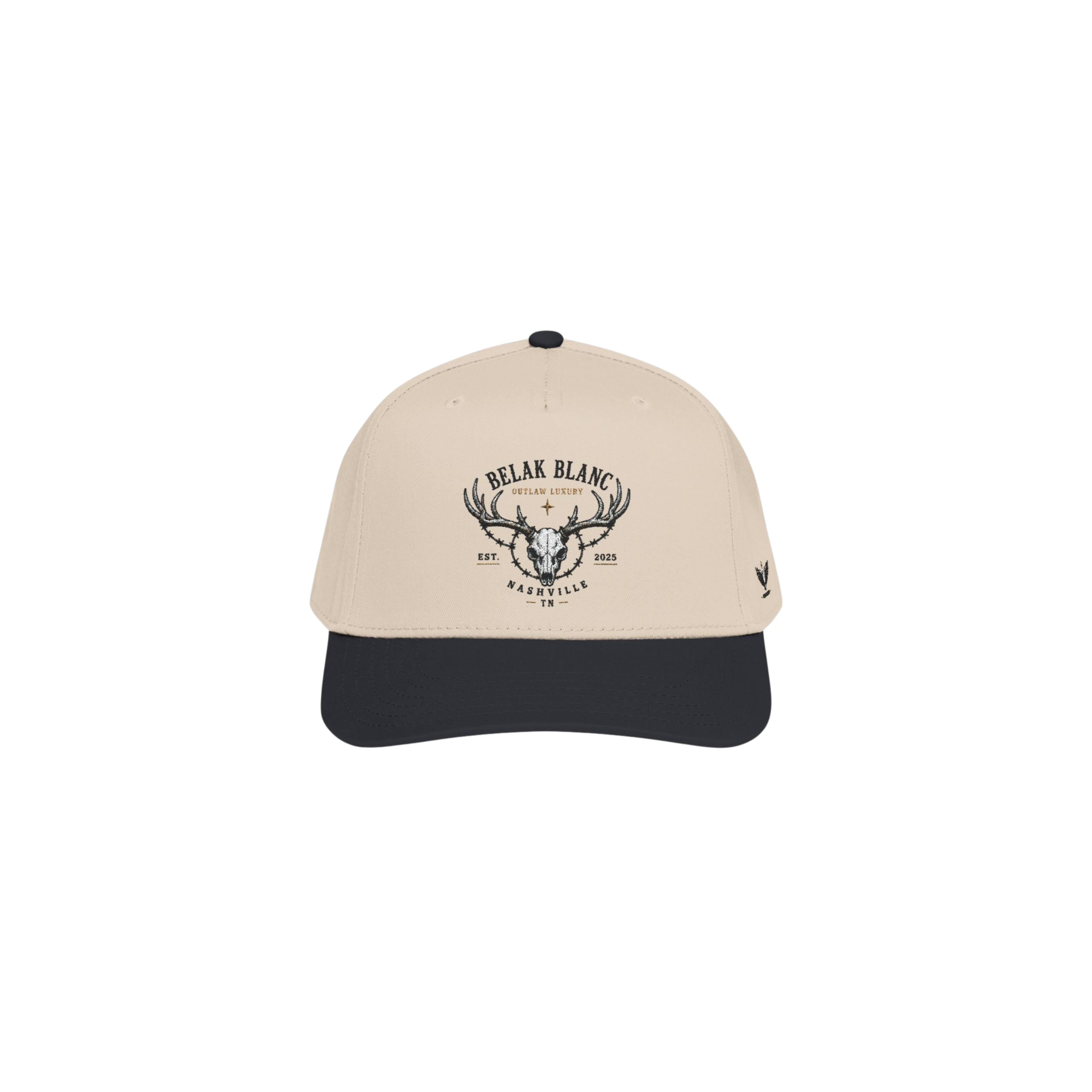 Embroidered Barbed Wire Buck Hat