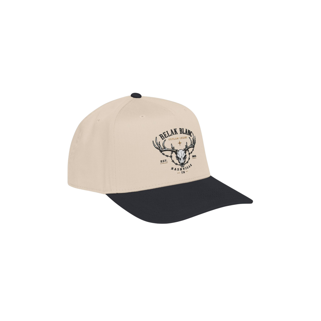 Embroidered Barbed Wire Buck Hat
