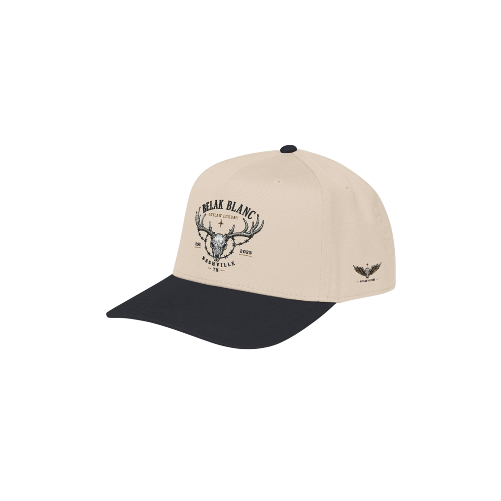 Embroidered Barbed Wire Buck Hat