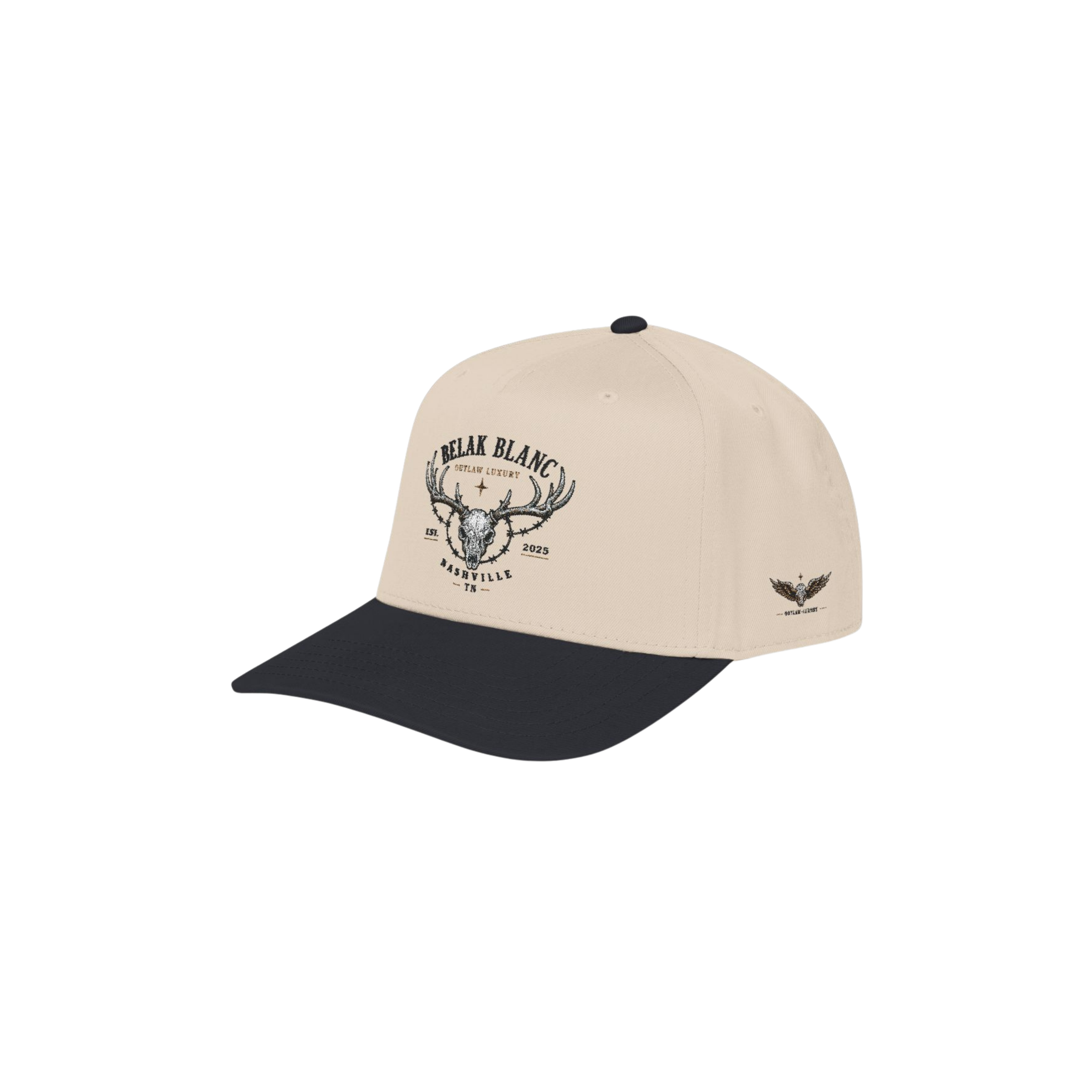 Embroidered Barbed Wire Buck Hat