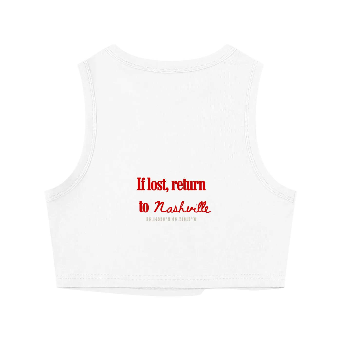 Return to Nashville Crop Tank