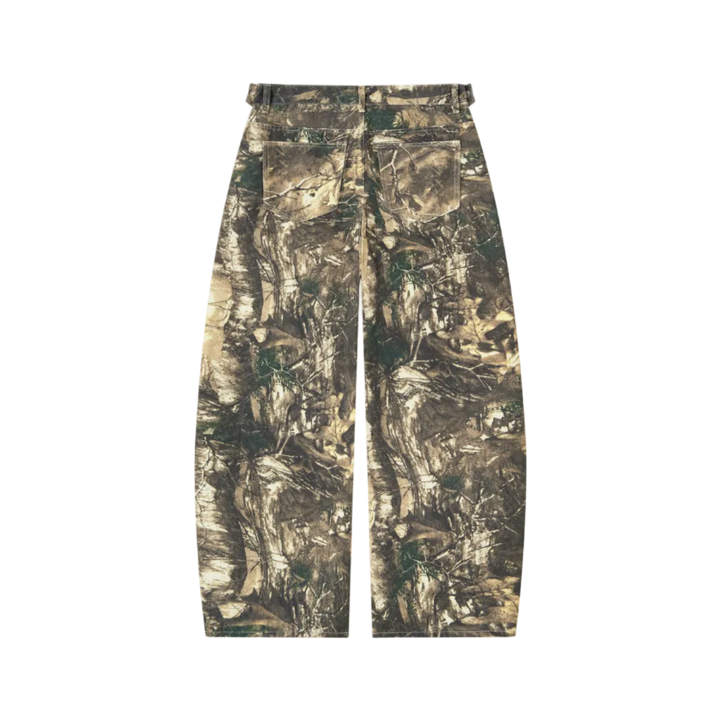 Men’s Camo Barrel Leg Pants