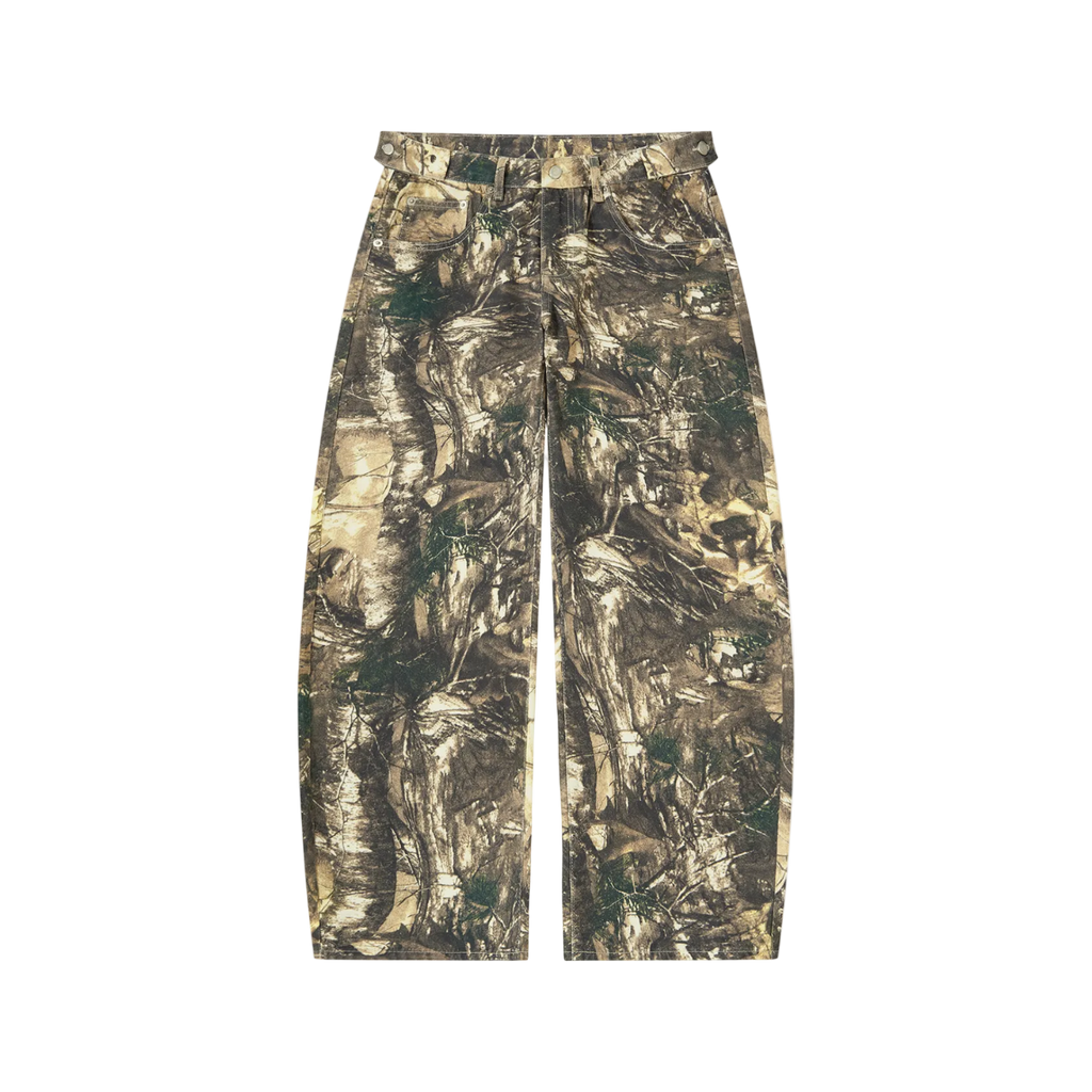 Men’s Camo Barrel Leg Pants