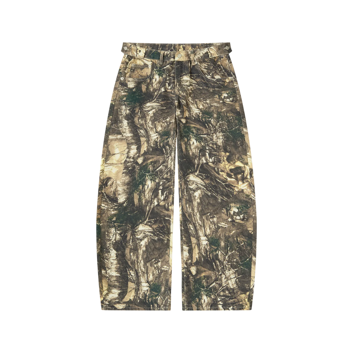 Men’s Camo Barrel Leg Pants