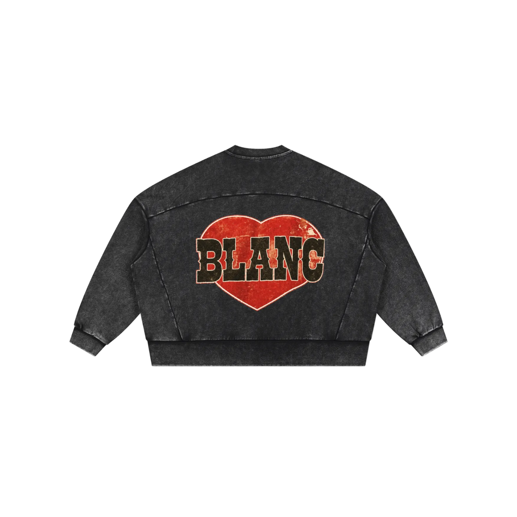Vintage Washed Heart Sweatshirt
