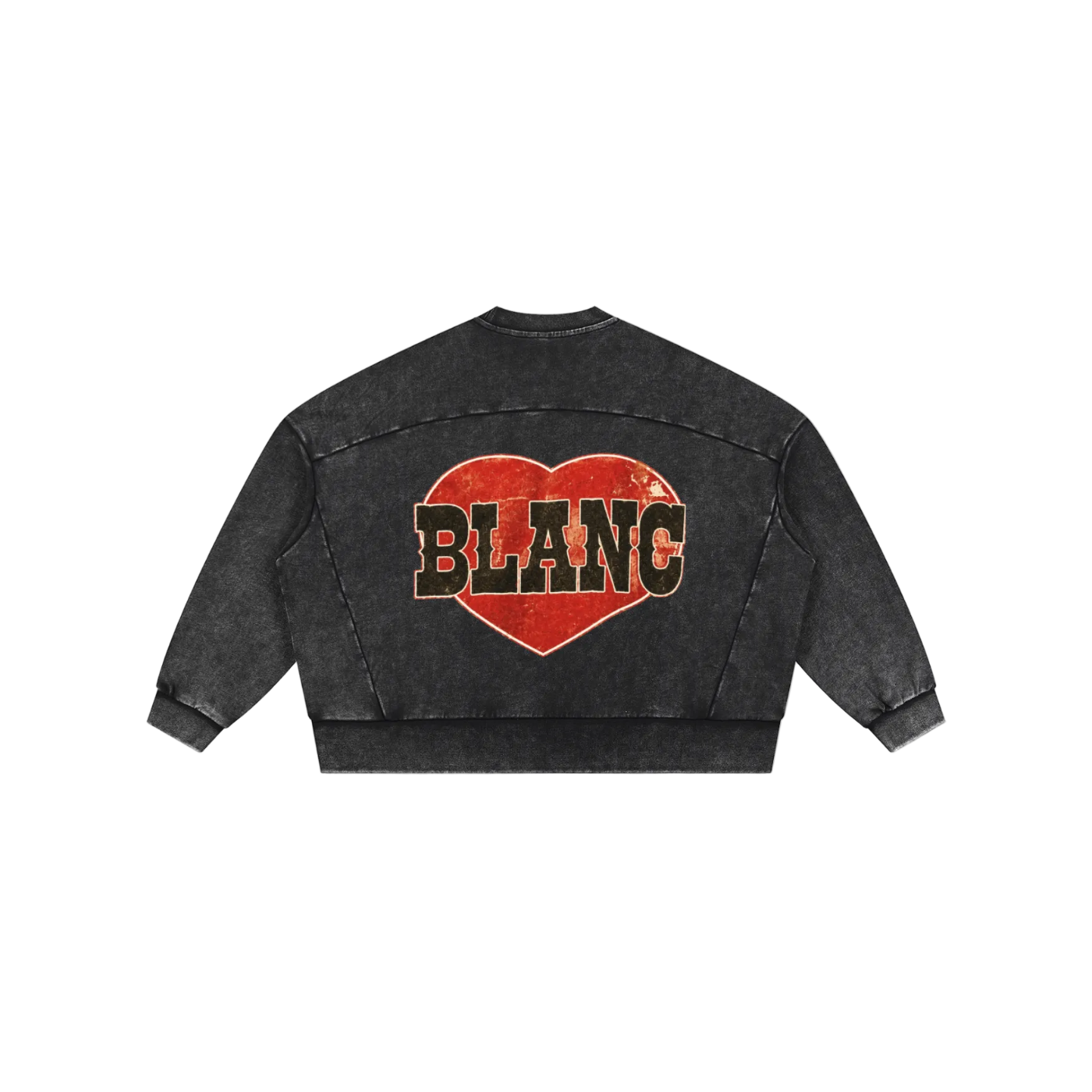 Vintage Washed Heart Sweatshirt