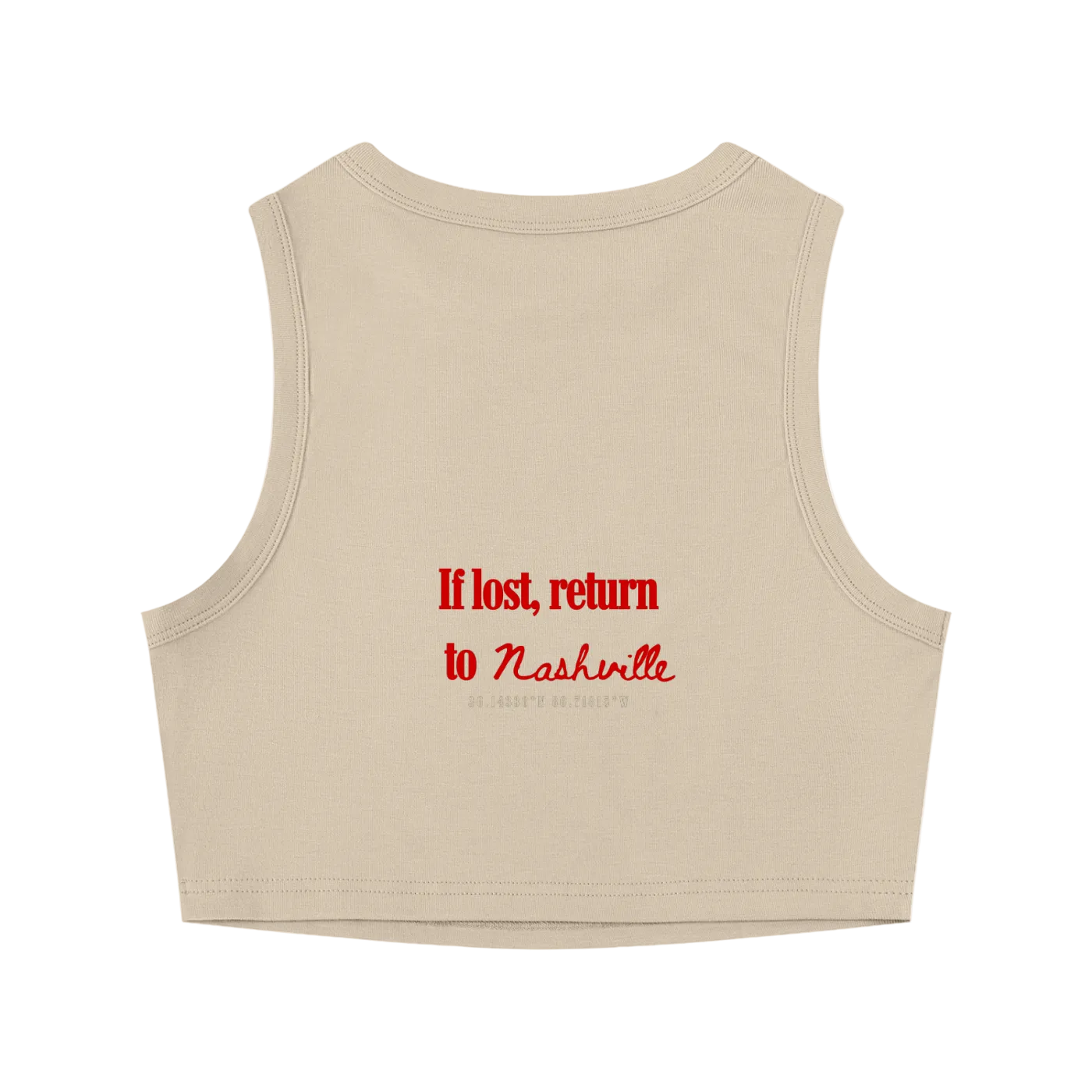 Return to Nashville Crop Tank