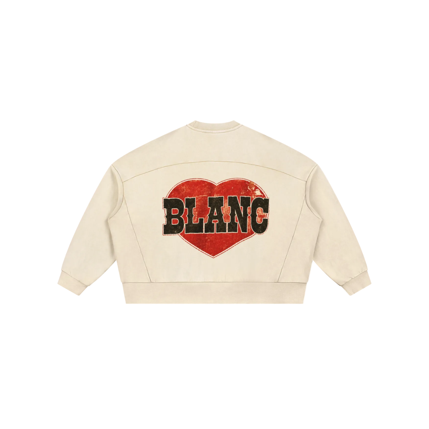Vintage Washed Heart Sweatshirt