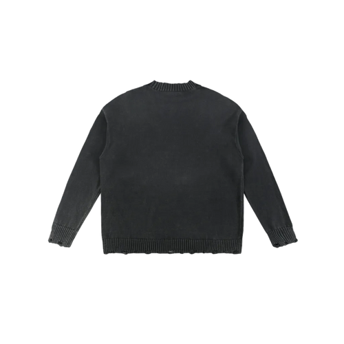 Belak Blanc Vintage Washed Hand-Frayed Sweater