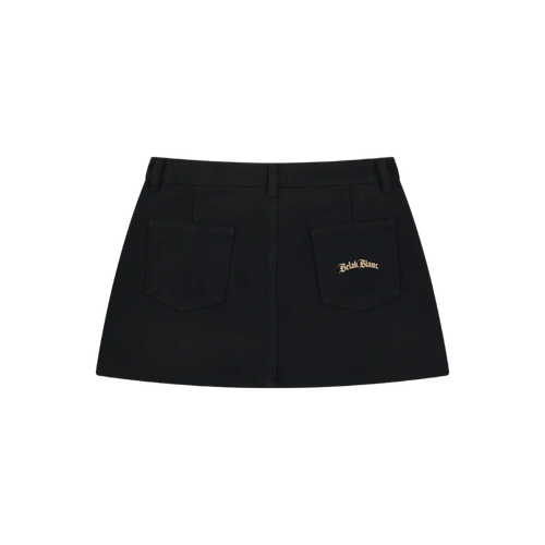 Belak Blanc Studded Denim Mini Skirt