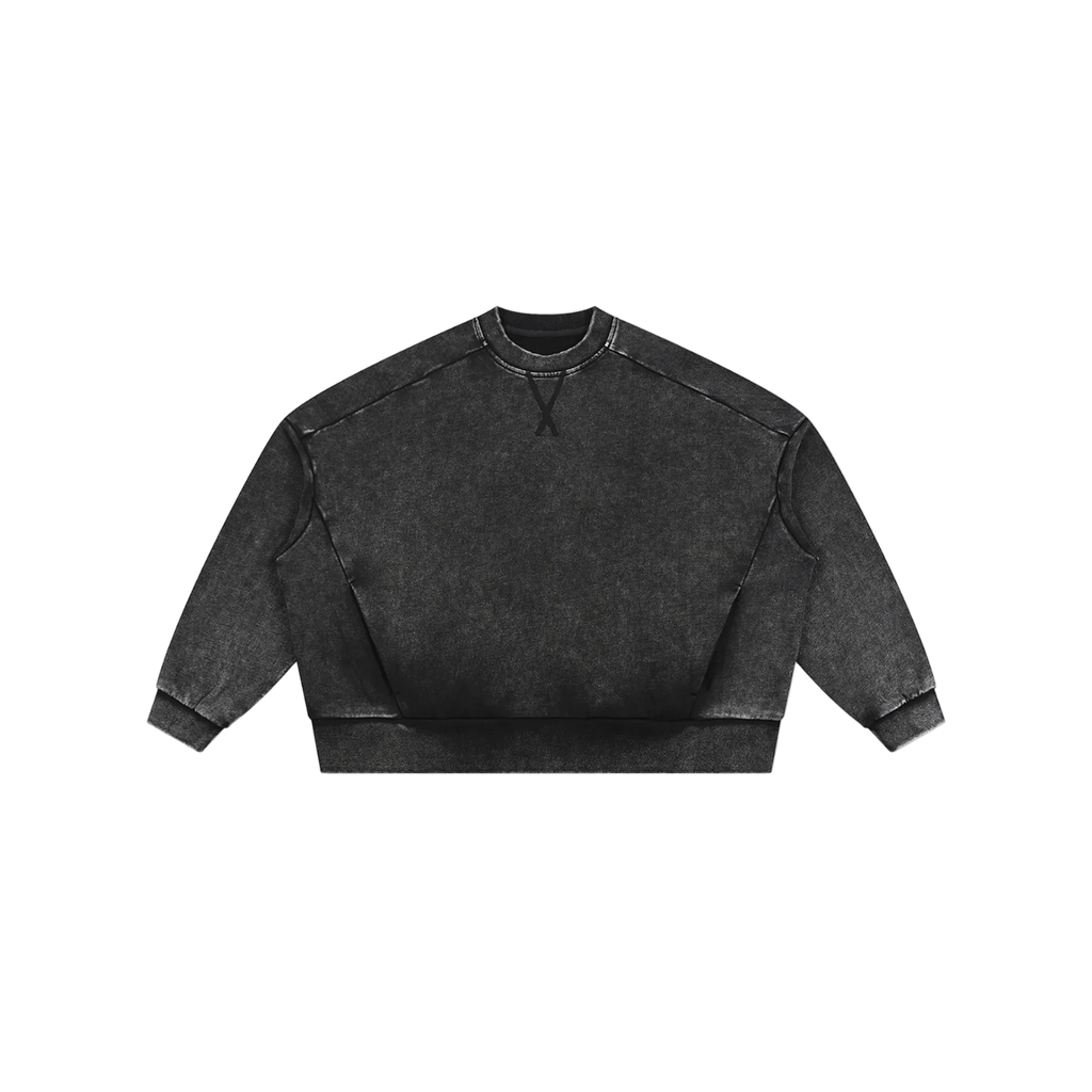 Vintage Washed Heart Sweatshirt