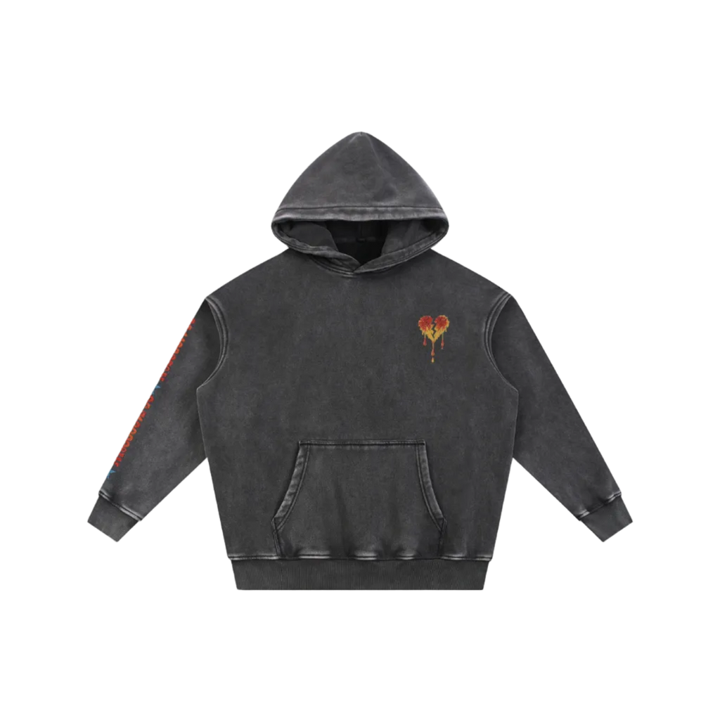 Special Edition Broken Heart Vintage Washed Sweatshirt