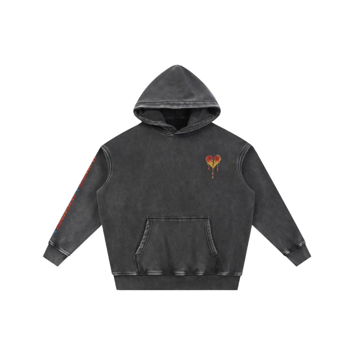 Special Edition Broken Heart Vintage Washed Sweatshirt