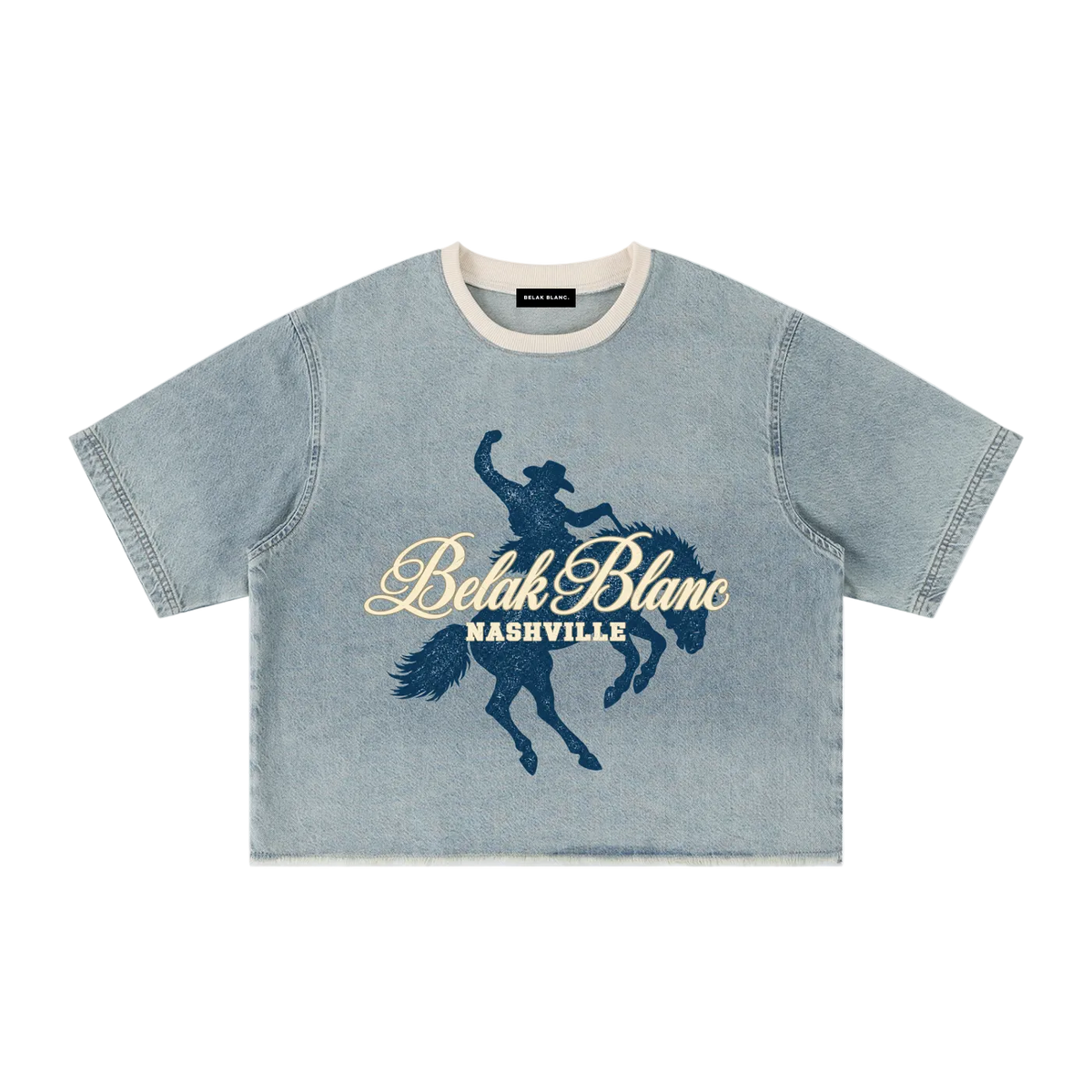Belak Blanc Bucking Cowboy Tee