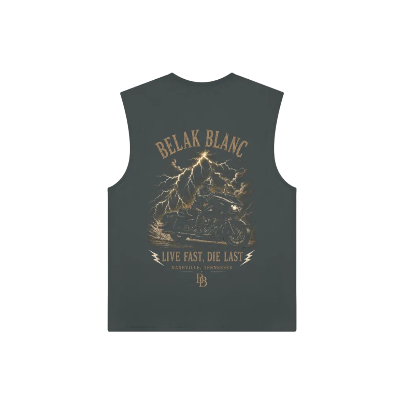 Live Fast, Die Last Muscle Tee